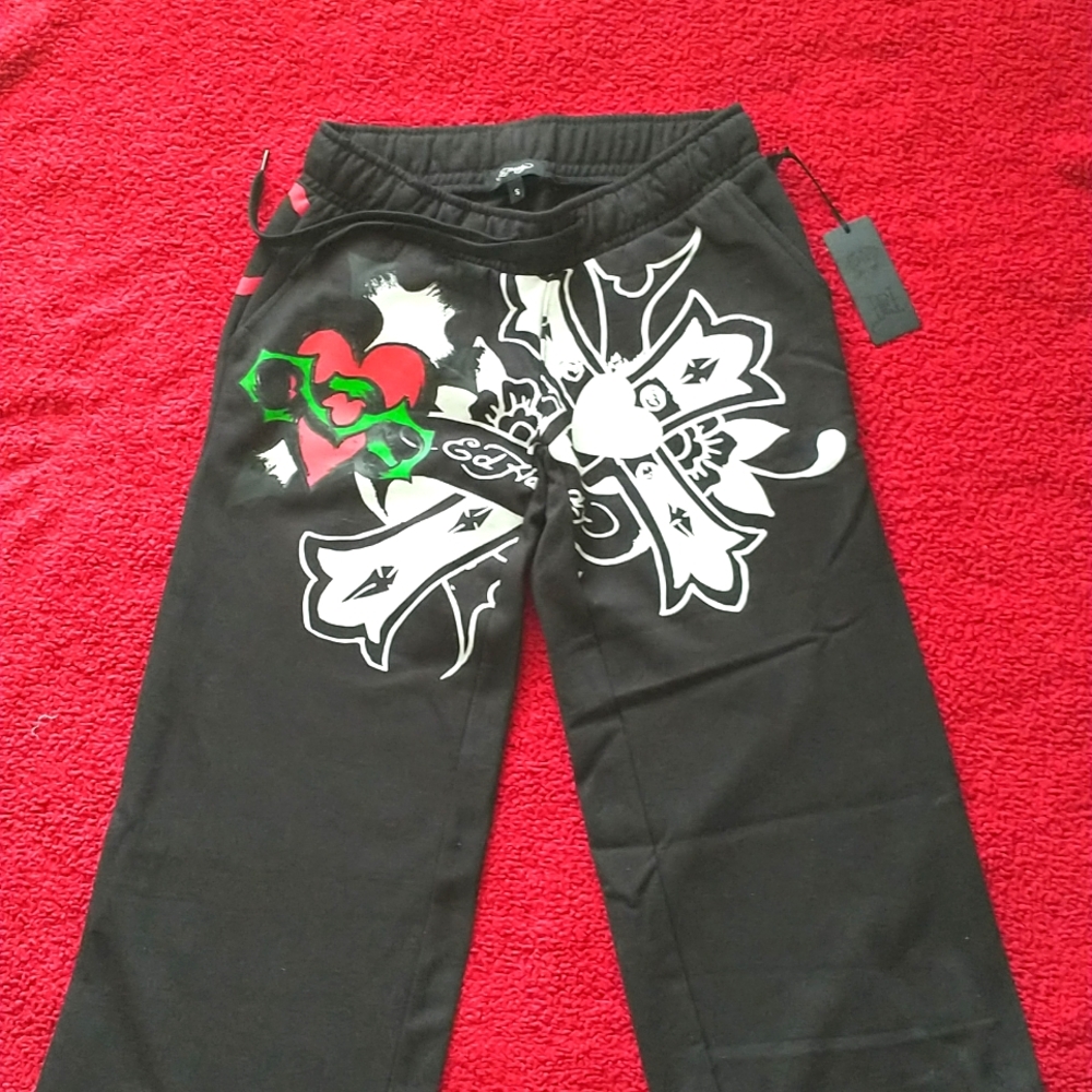 Ed Hardy Sacred Heart fleece sweatpant